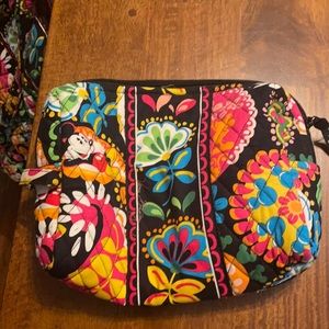 Vera Bradley Midnight With Mickey make up bag